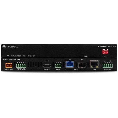 Atlona AT-PRO5-101-SC-RX 4K Fiber/Copper Receiver with Scaler - Creation Networks