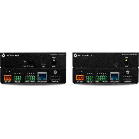 Atlona Avance UHD 4K HDMI Transmitter and Receiver Kit with Control and and Bidirectional Remote Power - AT-AVA-EX70C-BP-KIT - Creation Networks