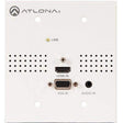 Atlona Blank Face Plate for HDVS-Series Wall Plate Switcher - AT-HDVS-TX-WP-NB - Creation Networks