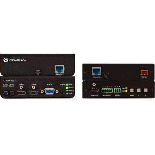 Atlona HDBaseT TX/RX with Three-Input Switcher and HD Scaler Kit - AT-HDVS-150-KIT - Creation Networks