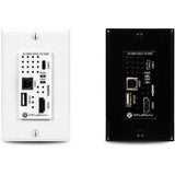 Atlona HDBaseT Wall Plate Transmitter for HDMI and USB Type-C with USB Hub - AT-OME-SW21-TX-WPC - Creation Networks
