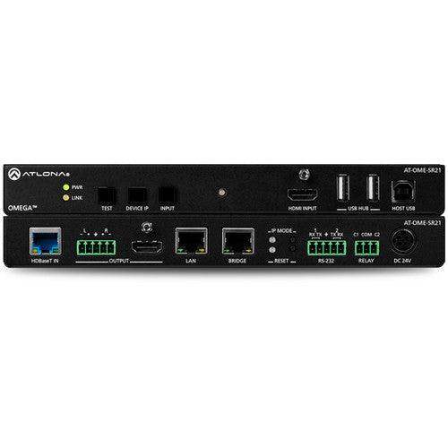 Atlona Omega Soft Video Conferencing 4K HDMI-to-HDBaseT Scaling Receiver - AT-OME-SR21 - Creation Networks