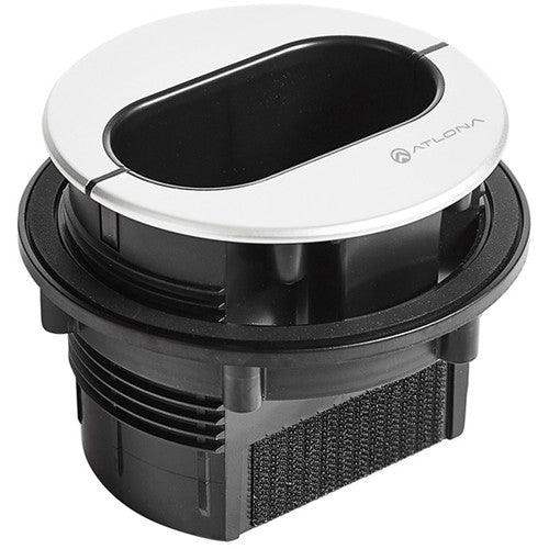 Atlona Pocket Series Tabletop Cable Access Enclosure for Three Cables - AT-PKT-3H - Creation Networks