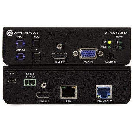 Atlona Three-Input HDMI/VGA to HDBaseT Switcher (PoE) - AT-HDVS-200-TX - Creation Networks