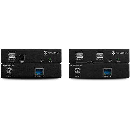 Atlona USB 2.0 Extender Kit over Category Cable, up to 100 meters - AT-USB-EX100-KIT - Creation Networks