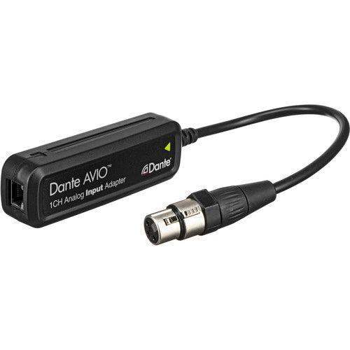Audinate Dante AVIO 1-Channel Analog Input Adapter for Dante Audio Network - Creation Networks