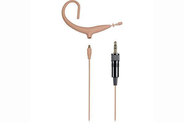 Audio-Technica BP893X-TH MicroSet omnidirectional condenser headworn microphone with 55" detachable cable terminated with locking 4-pin connector, beige - Creation Networks