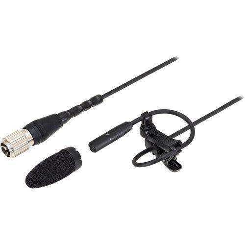 Audio-Technica BP898cH Subminiature Cardioid Lavalier Microphone (Black, cH-Style Connector) - Creation Networks