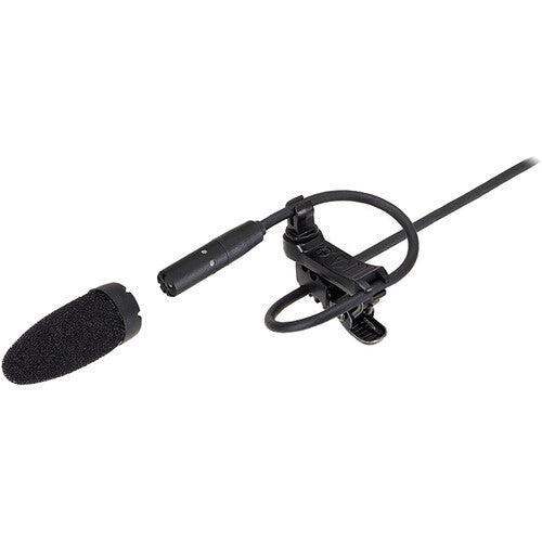 Audio-Technica BP898cT4 Subminiature Cardioid Lavalier Microphone (Black, TA4F Connector) - Creation Networks