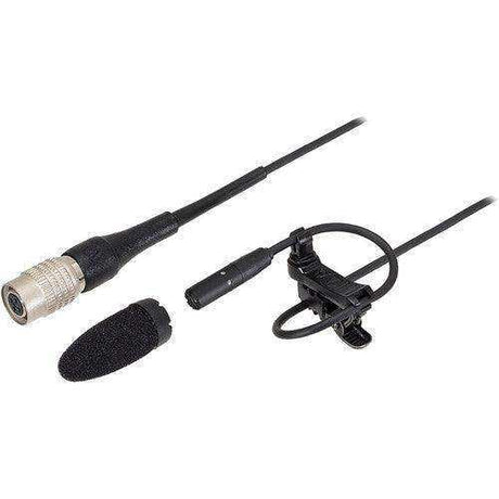 Audio-Technica BP898cW Subminiature Cardioid Lavalier Microphone (Black, cW-Style Connector) - Creation Networks