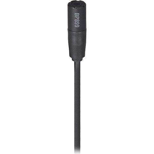 Audio-Technica BP899cH Subminiature Omnidirectional Lavalier Microphone (Black, cH-Style Connector) - Creation Networks