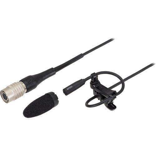 Audio-Technica BP899cW Subminiature Omnidirectional Lavalier Microphone (Black, cW-Style Connector) - Creation Networks