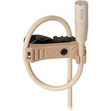 Audio-Technica BP899cW-TH Subminiature Omnidirectional Lavalier Microphone (Theater-Beige, cW-Style Connector) - Creation Networks