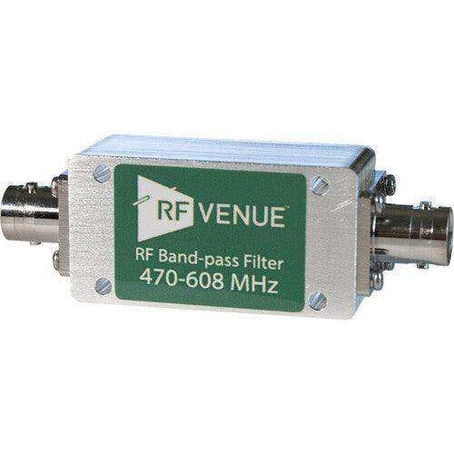 RF Venue BPF470T608 Band-pass Filter 470-608 MHz Assistive Listening RF Venue