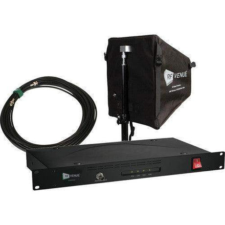 Audio Technica COMB4CPB RF Venue 4-Channel Antenna Combiner with CP Beam Antenna and Cable Bundle - Creation Networks