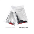 Audio-Technica DFIN-INSTALL-KITB RF Venue Diversity Fin Install Parts Kits (Black) - Creation Networks