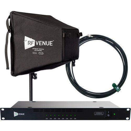 Audio-Technica RF Venue 8-Channel In-Ear Monitor Upgrade Pack with COMBINE8, CP Beam Antenna, and BNC Cables (470 to 608 MHz) - COMB8CPB - Creation Networks