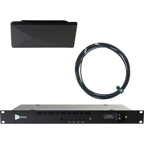 Audio-Technica RF Venue CP Architectural Antenna Combine4 Package (Black) - COMB4CP-ARCB - Creation Networks