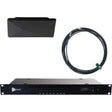 Audio Technica RF Venue CP Architectural Antenna with COMBINE8 8-Channel Combiner & Cable Bundle (Black, 470 to 608 MHz) - COMB8CP-ARCB - Creation Networks