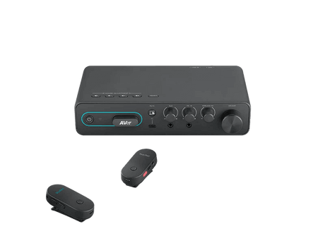 AVer AmpliWave Lite Classroom Audio System - Amplifier Box with Two Wireless Mics - AMPLILITE - Creation Networks
