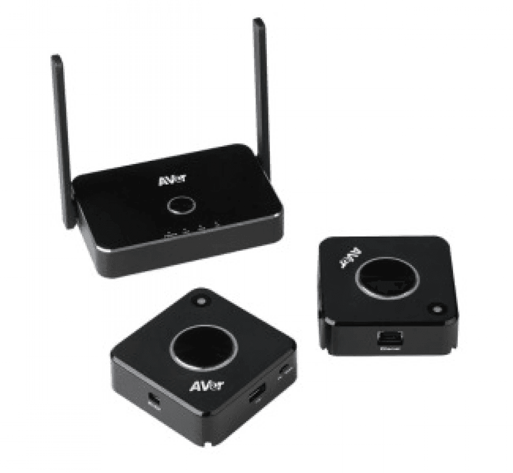 AVer Wireless Presentation Receiver AR200 (4K Receiver) and AVer Wireless Pod AP200 (4K Transmitter x2) - AAW200WPK - Creation Networks
