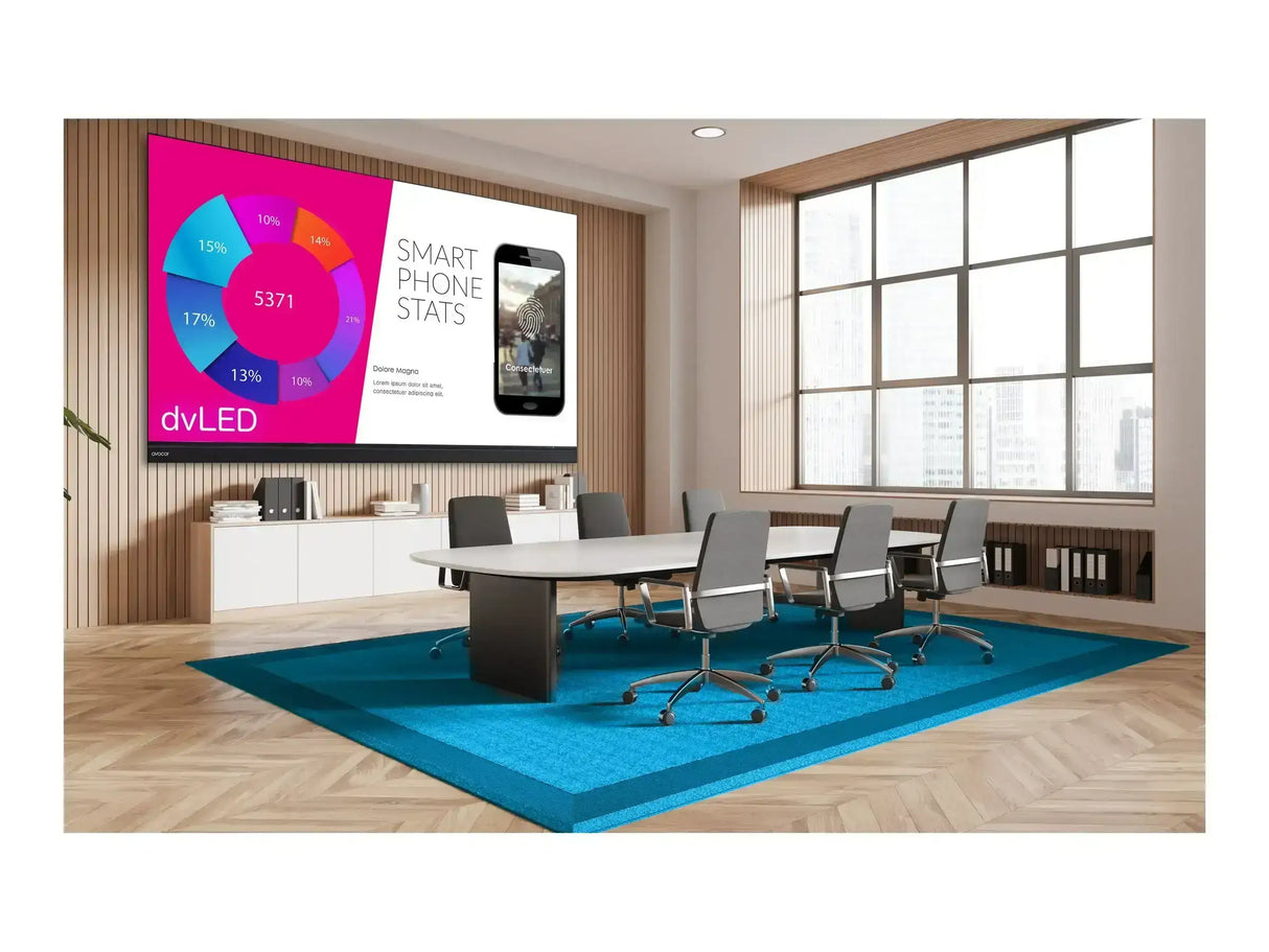 Avocor AVX-1320 132" X Series Ultra-wide, dvLED Video Wall with ATA case
