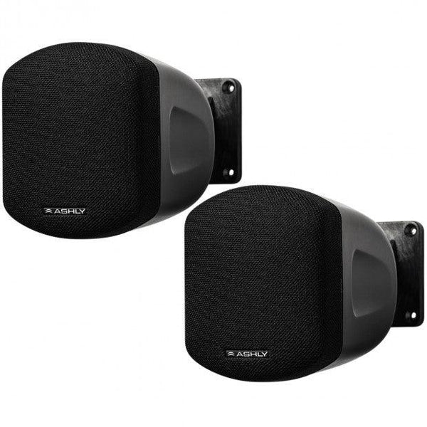 ASHLY AW2.1P 2.5" Full Range Mini Speakers (Pair, Black)