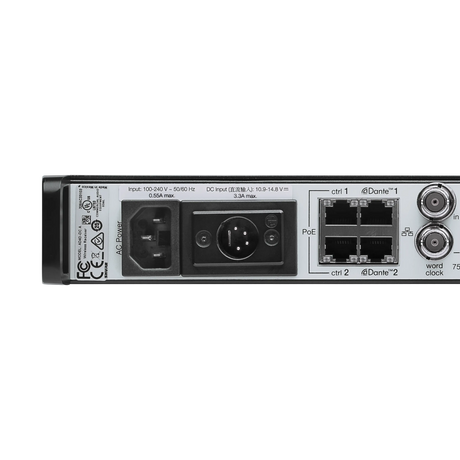 Shure AD4Q-NP Axient Digital Four-Channel Wireless Receiver with No Accessories Microphones Shure