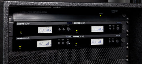 Shure BLX4R Rackmount Wireless Receiver Microphones Shure