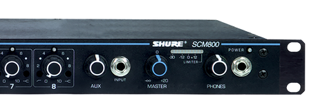 Shure SCM800 8-Channel Microphone Mixer Microphnes Shure