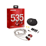 Shure SE535 LTD – Triple Driver Sound Isolating Earphones (Special Edition Red) Headphones Shure
