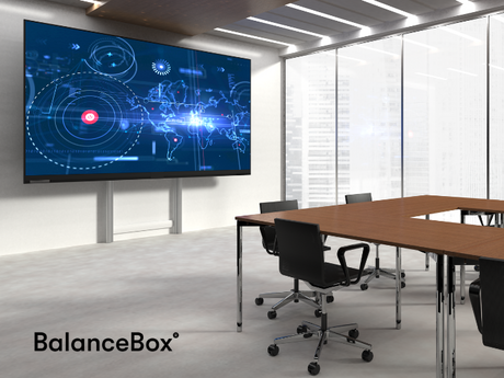 Planar UltraRes L – Rolling Floor Stand with Casters Video Wall Planar