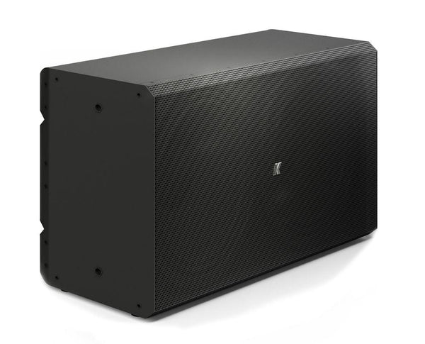 K-Array Rumble KU212 Ultra-slim, 4/16Ω stainless steel passive subwoofer with 2x12" cones (Black)