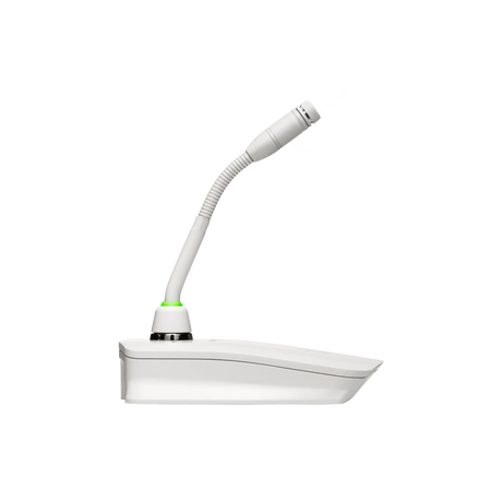 Shure MXW8W=-Z10 Desktop Gooseneck Base Transmitter (White) Microphones Shure