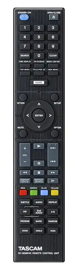 Tascam BD-MP4K 4K Uhd Blu-Ray Multimedia Player