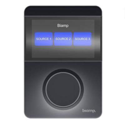 Biamp APPRIMO TEC-X 1000 NETWORKED AV CONTROL PAD WITH ROTARY KNOB (Black)- 911.0693.900 - Creation Networks