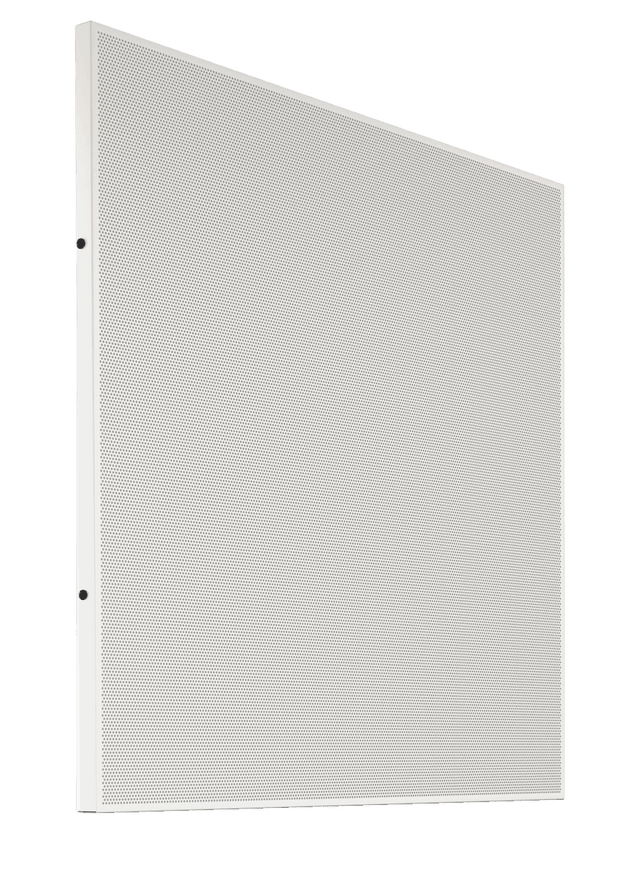 Biamp Commercial 2' x 2' Drop Ceiling Speaker, 10W, 8 ohms, 70V/100V transformer, White (priced individually, but sold in pairs) - Creation Networks