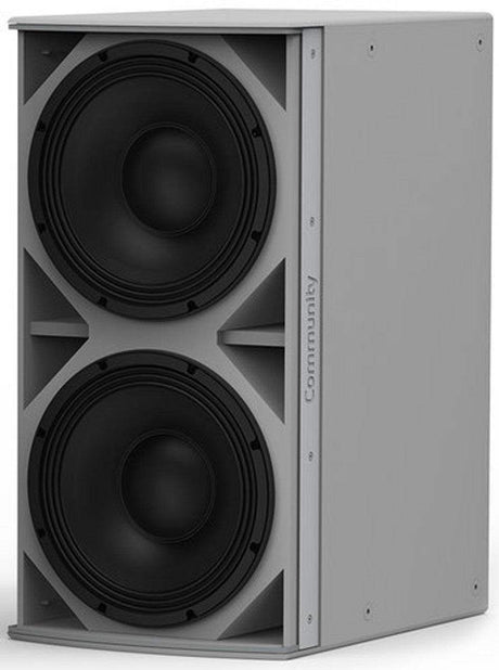 Biamp Community IS8-212 High Power Dual 12-Inch Subwoofer (White) - 911.1157.900 - Creation Networks