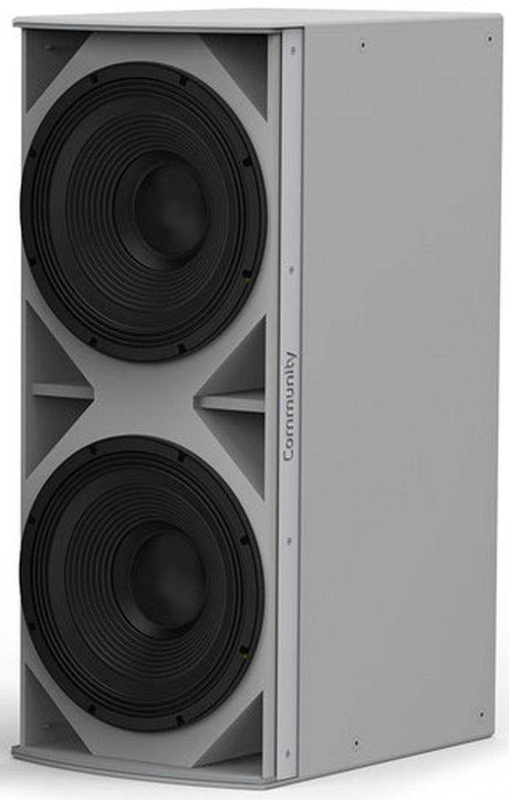 Biamp Community IS8-215 High Power Dual 15-Inch Subwoofer (White) - 911.1161.900 - Creation Networks