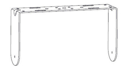 Biamp Community IUB1082 U-Bracket for IC6-1082 Indoor (White) - 911.1171.900 - Creation Networks