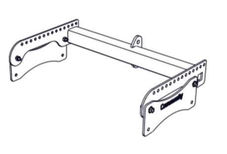Biamp Community IV6-LAF-PB IV6 Light array frame/Pullback bar (White) - 911.1207.900 - Creation Networks