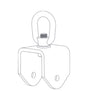Biamp Community PY1-EN750-1550 Lift point for array frames (White) - 911.1233.900 - Creation Networks