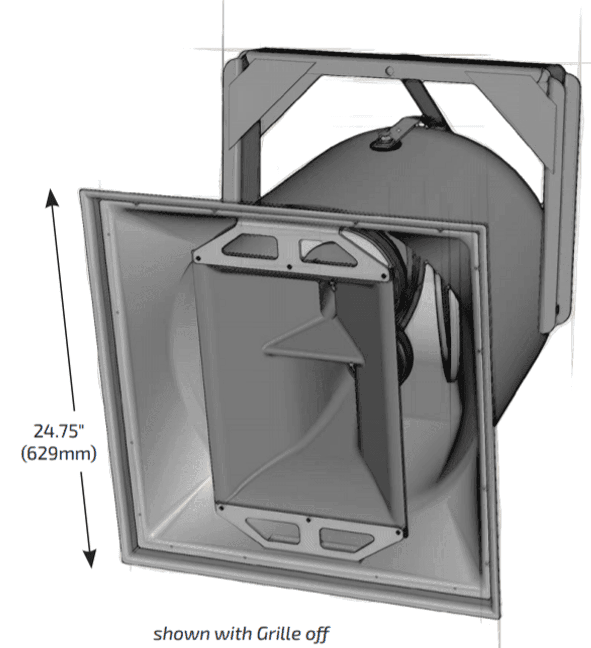 Biamp Community R2-77Z Full-Range 3-Way Dual 12-Inch High Output Horn Loaded 60 X 60 (w/ EN 54-24 certification) - 911.1282.900 - Creation Networks