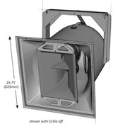 Biamp Community R2-94Z Full-Range 3-Way Dual 12-Inch High Output Horn Loaded 90 X 40 (w/ EN 54-24 certification) - 911.1285.900 - Creation Networks