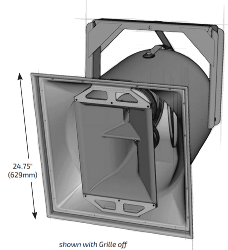 Biamp Community R2-94Z Full-Range 3-Way Dual 12-Inch High Output Horn Loaded 90 X 40 (w/ EN 54-24 certification) - 911.1285.900 - Creation Networks