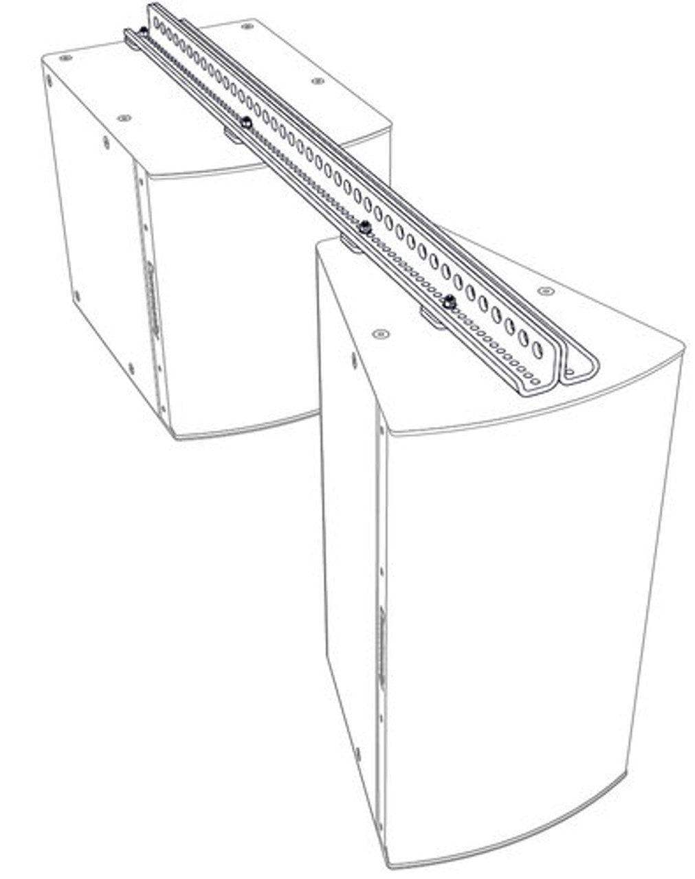 Biamp Community SBR54 I SERIES Subwoofer Behind Balancepoint Fly Rails (54", White) - 911.1305.900 - Creation Networks
