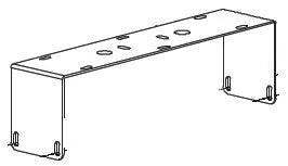Biamp Community VLF-Y208 VLF208 Yoke Bracket (White) - 911.0630.900 - Creation Networks