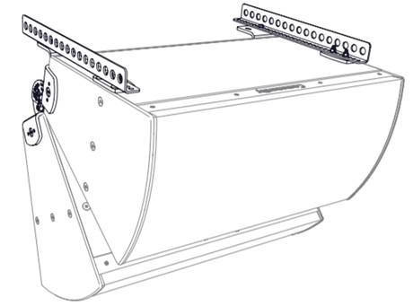 Biamp Community VSB-BFR22 I SERIES Dual Vertical Splay Kit for 2-Way Models (White) - 911.1335.900 - Creation Networks