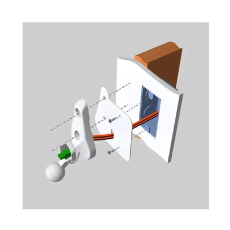 Biamp Desono DS-WMP DS5/DS8 Wiring Box Cover Plate Kit (White) - 911.0598.900 - Creation Networks