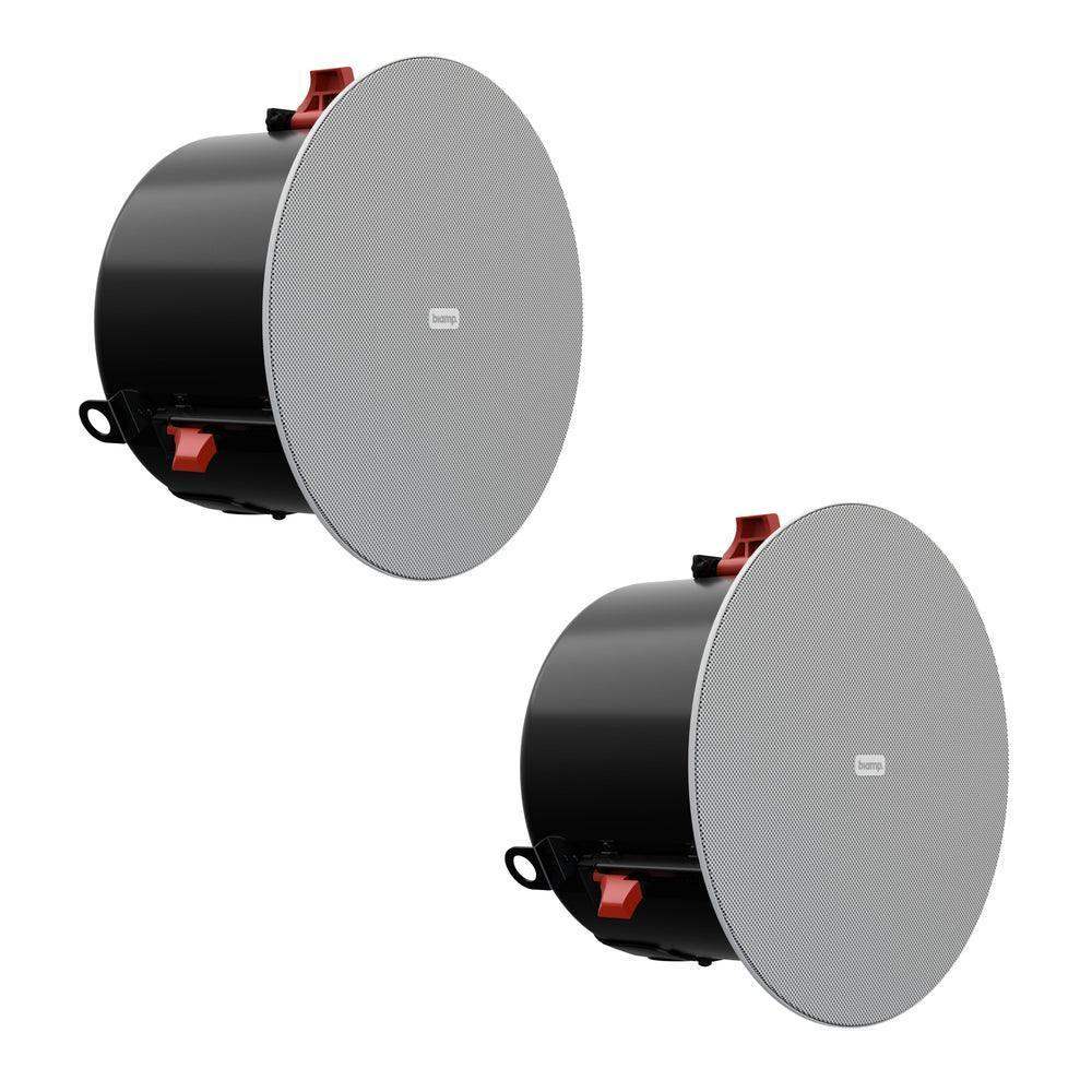 Biamp Desono DX-IC6 6.5” High Efficiency Coaxial In-Ceiling Loudspeaker w/ HF compression driver. 8 Ohm or 70V/100V operation (Pair, White) - 910.0104.900 - Creation Networks